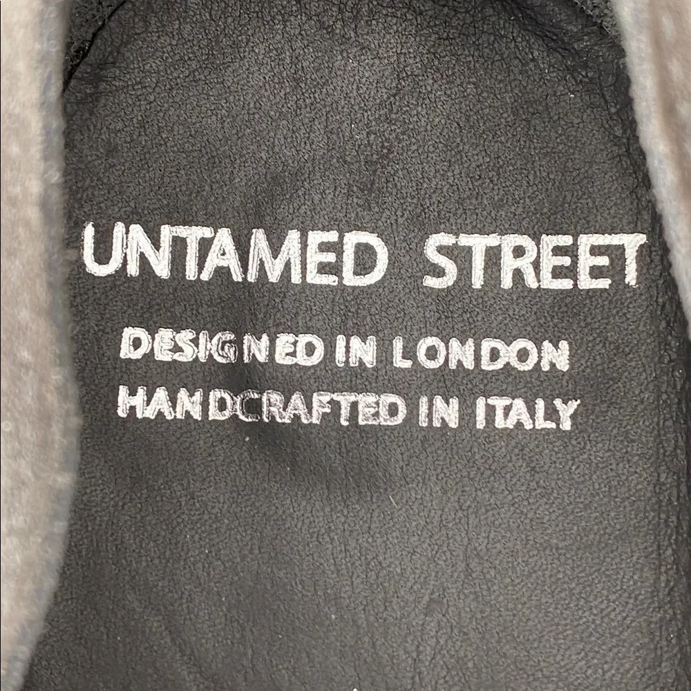 Untamed Street Gray Suede Men's Shoes 44 (US 10) Made in Italy Street Business